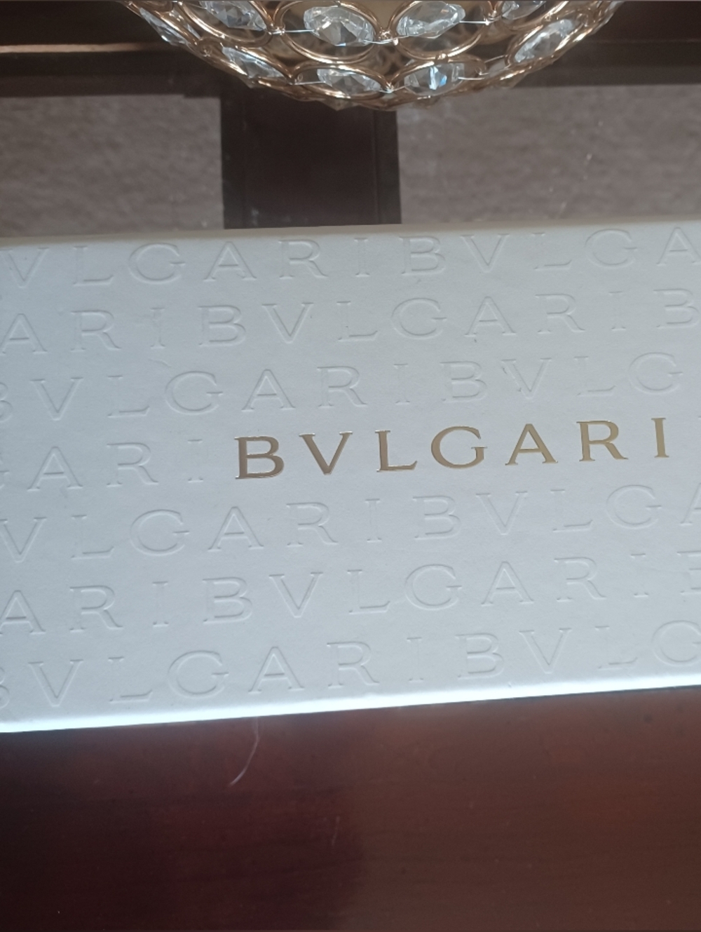 BVLGARI White Embossed Gift Box For Sunglasses - Picture 2 of 5